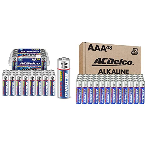 Powermax ACDelco 72-Count AA and AAA Batteries | Super Alkaline | 10-Year Shelf Life