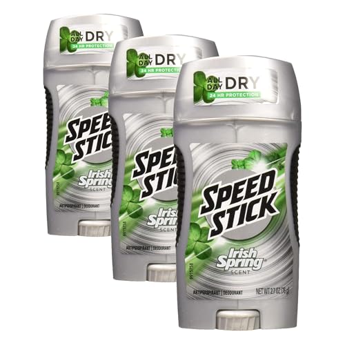 Speed Stick Original Antiperspirant & Deodorant, Irish Spring 2.70 oz (Pack of 3)