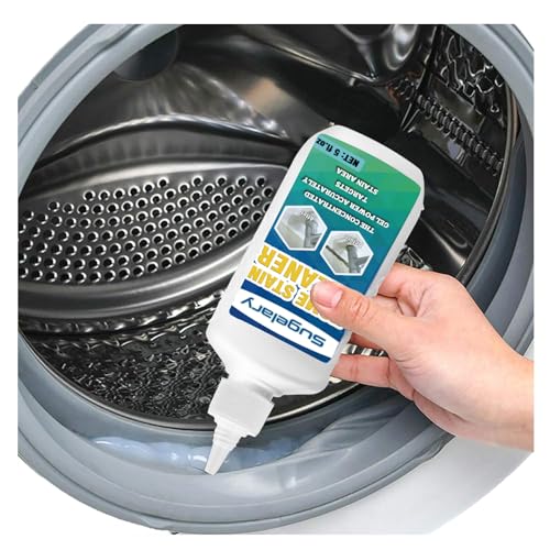 Sugelary Mold Stain Cleaner, 5 fl oz Mold Stain Cleaner Gel for Washing Machine, Home Stain Cleaning Gel for Fridge, Tile, Grout, Sink and Bathroom Use