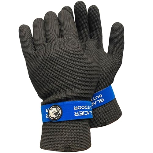 Glacier Glove Kenai Waterproof Full Finger Gloves for Men and Women - Ideal for Ice and Fly Fishing, Outdoors, Kayaking, Surfing, Paddling, Boating, XL
