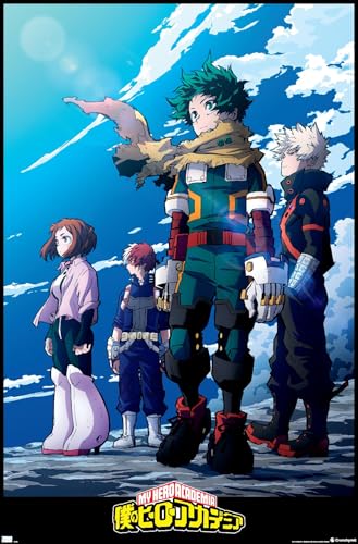 My Hero Academia: Season 7 - Group Key Art Wall Poster, 34L" x 22.4W", Unframed Version