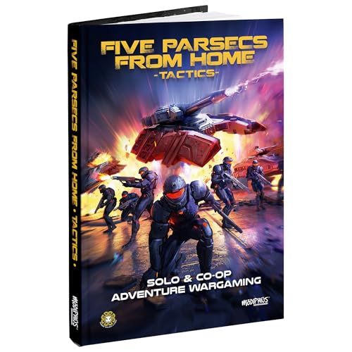 Modiphius Entertainment: Five Parsecs from Home: Tactics - Hardcover RPG Book, Tabletop Roleplaying Game, New Setting & Mechanics, 212 pgs Full Color