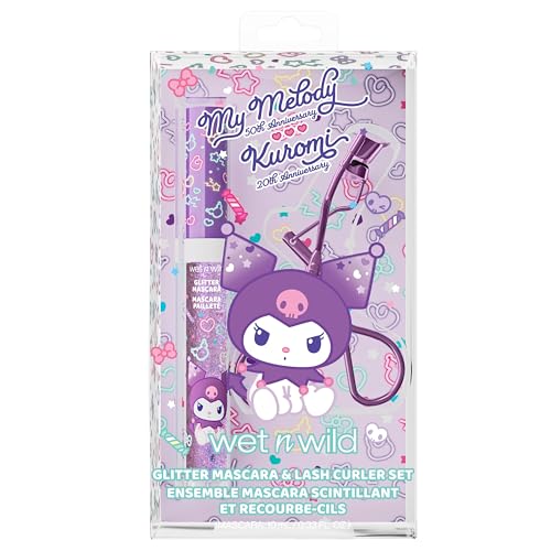 wet n wild My Melody and Kuromi Glitter Mascara & Lash Curler Set - Rebel Chic