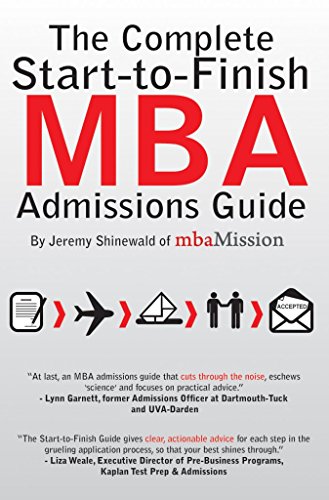 The Complete Start-to-Finish MBA Admissions Guide
