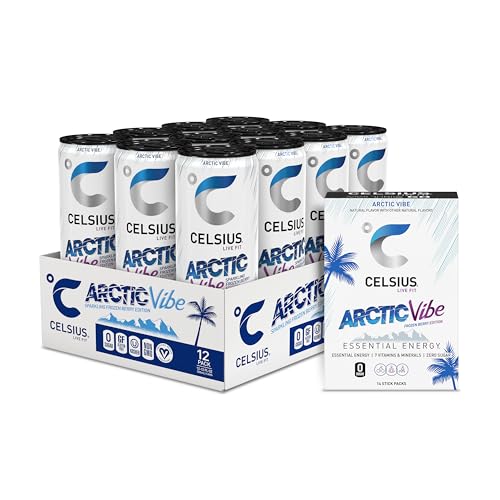 CELSIUS® Zero Sugar Energy Drink & Powder Stick Bundle, Arctic Vibe