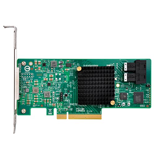SilverStone Technology Server-Grade Host Bus Adapter 9311-8i Expansion Card with Dual Mini-SAS HD SFF-8643 connectors ECS05