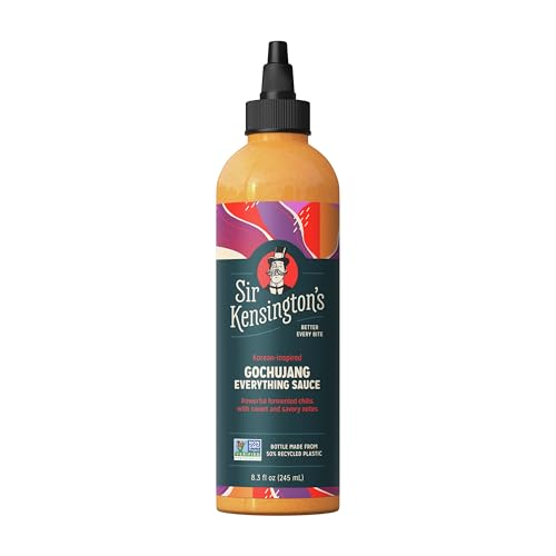 Sir Kensington's Everything Sauce Gochujang Sauce Dressing Dip and Drizzle Keto Diet Certified Dairy Free Gluten Free Non-GMO Project Verified Shelf-Stable 8.3 oz