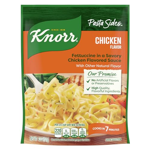 Knorr Pasta Sides Chicken Fettuccine For Delicious Quick Pasta Side Dishes 4.3 oz