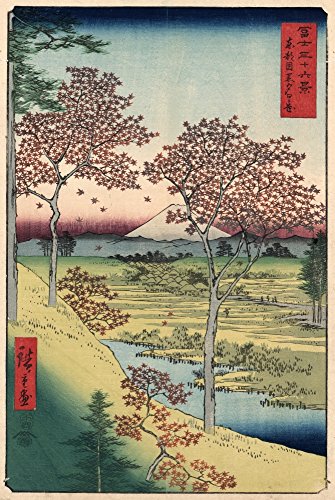 36 Views Of Mount Fuji 1858 Twilight Hill At Meguro In The Eastern Capital Image 10 Of 36 Views Of Mount Fuji Vertical Series By Utagawa Hiroshige 1858 Poster Print by (18 x 24)