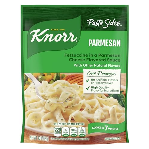 Knorr Pasta Sides For a Delicious Quick Pasta Side Dish Parmesan No Artificial Flavors,No Preservatives,No Added MSG 4.3 oz