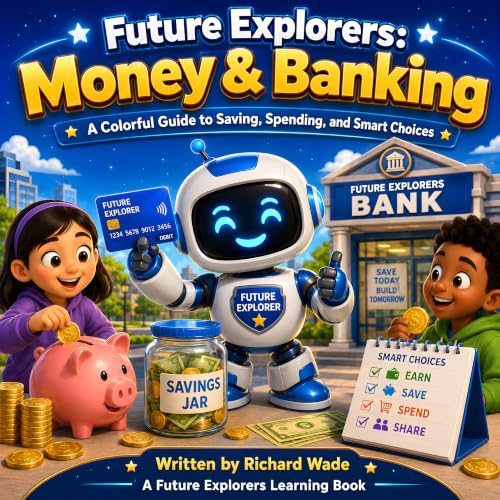 Future Explorers: Money & Banking: A Colorful Guide to Saving, Spending, Sharing, and Smart Money Choices for Kids Ages 6–10