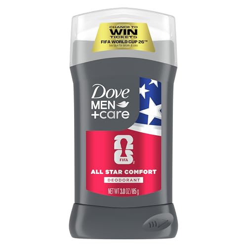 DOVE MEN + CARE Limited Edition FIFA Deodorant Stick for Men All Star Comfort for 72H Protection Neutralizes Odor 3.0 oz