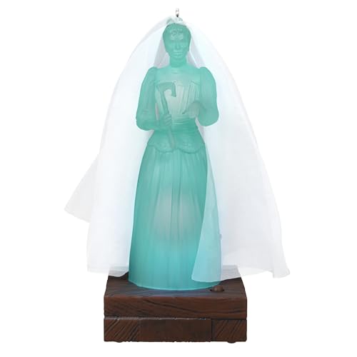Hallmark Keepsake Christmas Ornament, Disney The Haunted Mansion Collection Constance Hatchaway With Light and Sound, Gifts for Disney Fans