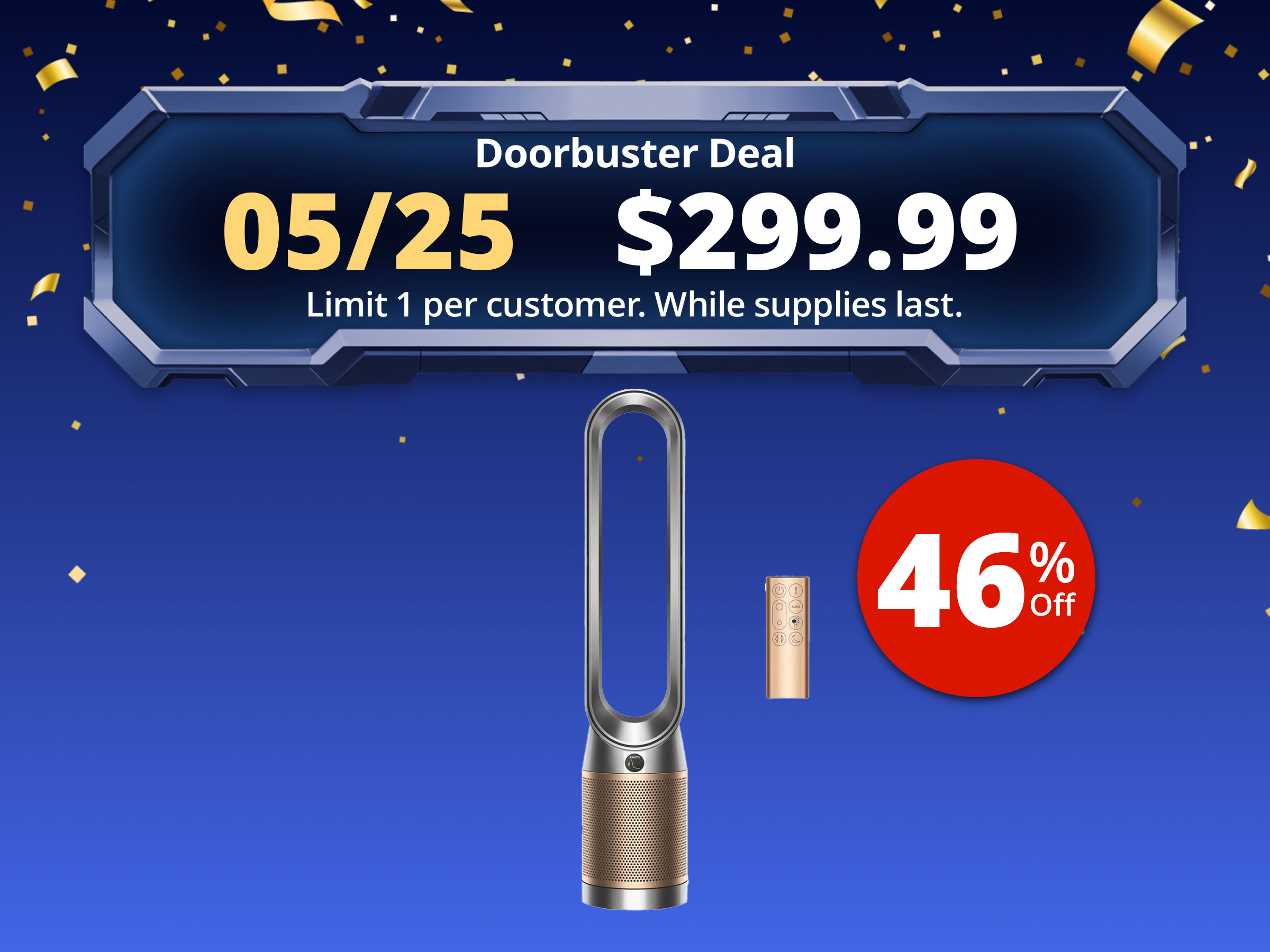 Dyson Purifier Cool Formaldehyde TP09 | Nickel/Gold