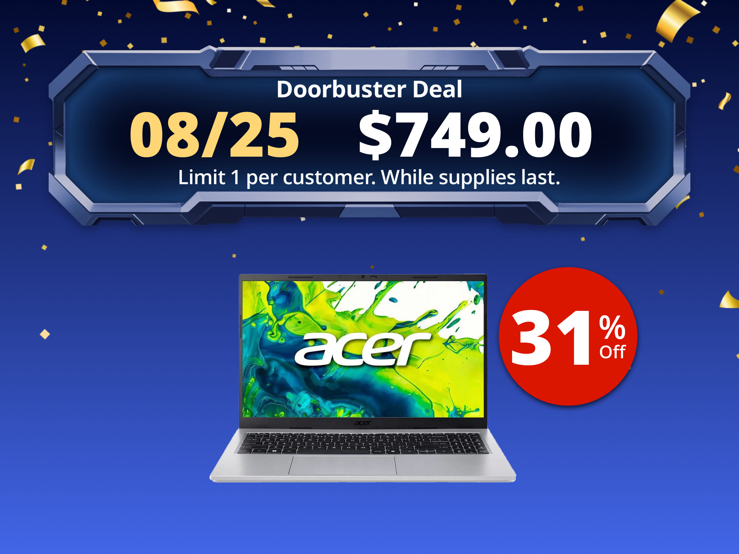 Acer Aspire Go 15 15.6" - Intel Core i9-13900H - 48GB RAM - 512GB PCIe SSD - Windows 11 Home (AG15-72P-97RC)