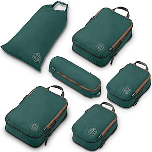 TRIPPED Travel Gear Compression Packing Cubes for Carry-On Travel 6-Pack $39.94