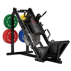 Waxman Leg Press Hack Squat Machine Combo, 2-in-1Leg Exercise Machine with Linear Bearing $1258 @Amazon