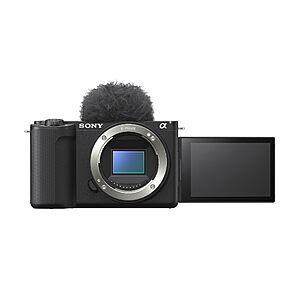 Sony Alpha ZVE10 II - APS-C Interchangeable Lens Mirrorless Content Creators’ Camera - Black - Body Only