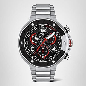 Tissot Mens T-Race MotoGP Chronograph 2022 Limited Edition 316L Stainless Steel case Quartz Watch, Grey, Stainless Steel, 13.95 (T1414171105700) $549.99