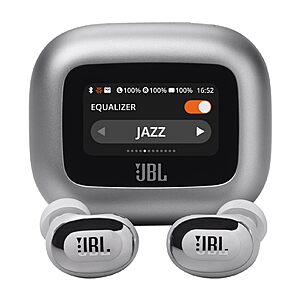 JBL Live Buds 3 - Cancelling Bud-Type Earbuds, various colors, +90 days free of Amazon Music with purchase $129.95
