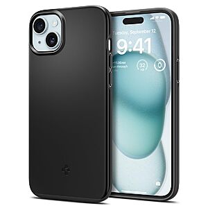 Spigen Thin Fit Designed for iPhone 15 Case $16.99 at Spigen Inc via Amazon
