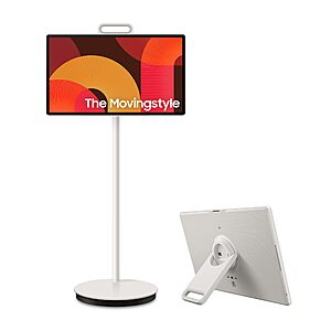 Samsung The Movingstyle 27-inch Class Portable Smart Touch Screen (UN27LSM7) Detachable and Rollable Style $787.99