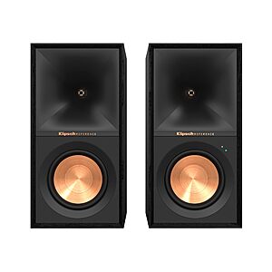 Klipsch R-50PM Powered Speakers with 5.25" Woofers, Black $449.99