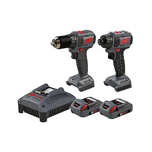 Ingersoll Rand IQV20-2D2 20V Cordless Combo Tool Kit with Charger $299.01
