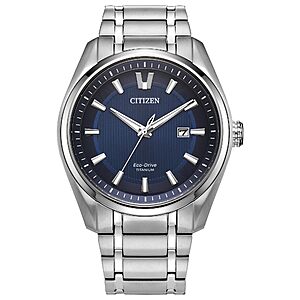 CITIZEN Mens Eco-Drive Sport Luxury 42mm Super Titanium AW1240-57L $299