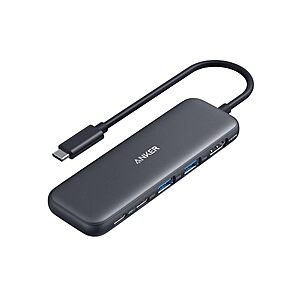 Anker USB C Hub, 5-in-1 USBC to HDMI Splitter with 4K Display $17.99