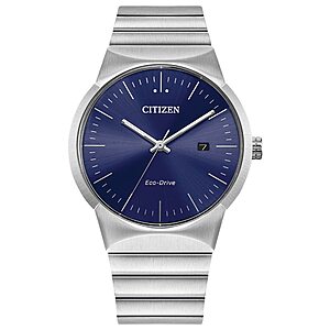 Citizen Eco-Drive Modern Axiom Watch, 3-Hand Date, Gold/Black Dial, 40mm $267.75
