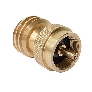 Flame King 20LB to 1LB Propane Adapter $7.49 @Amazon