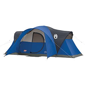 Coleman Montana 8-Person Weatherproof Camping Tent with Rainfly $169.99