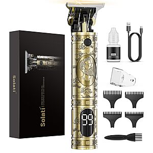 Solati Cordless Rechargeable Hair Clipper & Beard Trimmer Kit $12.75 + Free Shipping w/ Prime or on $35+