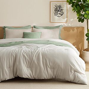 Prime: 3-Piece Bedsure All Seasons Comforter Set (Beige): Queen $18.55, King $19.71 + Free Shipping