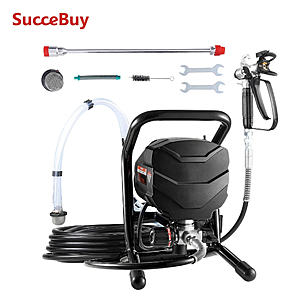 SucceBuy 650W 3000PSI Airless Paint Sprayer $80.39 + Free Shipping