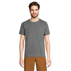George Men's Classic Fit Crewneck Tee (XS, Charcoal Grey Heather) $1.49 + Free Shipping w/ Walmart+ or on $35+
