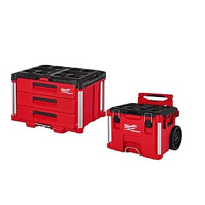 Milwaukee PACKOUT 3-Drawer Tool Box and Rolling Tool Box Kit $258 + Free Shipping