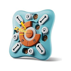 FOXMM Interactive Squeaky Dog Puzzle Toy $6.99 + Free Shipping w/ Prime or $6 Fee per Order