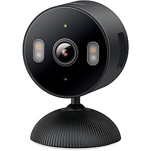 Tapo 1080p Indoor/Outdoor Security Camera w/ Color Night Vision & AI Person/Motion/Baby Cry Detection (Black) $18.01 + Free Shipping w/ Prime or on $35+