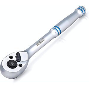 NEIKO 3/8" 100-Tooth Ratchet Wrench w/ 3.6&deg; Swing & Quick Release $10.49 + Free Shipping w/ Prime or on $35+