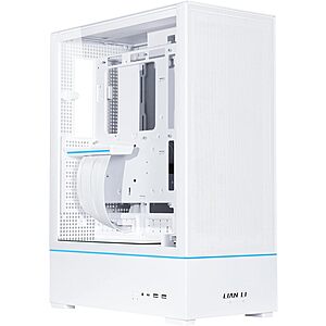 Lian Li SUP 01 45L Stand-Up Platform Mid Tower ATX Case w/ 510mm PCIe 4.0 Riser Cable & 3x 120mm Fans (White) $69.99 + Free Shipping