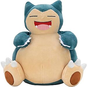 12" Jazwares Pok&eacute;mon Snorlax Plush Stuffed Animal $22.99 + Free Shipping w/ Prime or on $35+