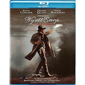 Wyatt Earp (Blu-ray) $5.00 + Free Shipping w/ Prime or on $35+