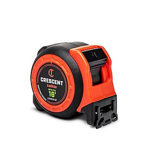 Crescent Lufkin 16' Controltouch Nite Eye Tape Measure (L1016CB-02) $15.58 + Free Shipping w/ Prime or on $35+
