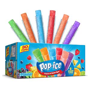 80-Count 1.5-Oz Pop-Ice Freezer Bar Variety Pack $5.88 + Free Shipping w/ Prime or on $35+