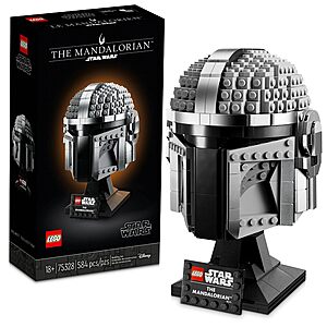 LEGO Star Wars The Mandalorian Helmet Building Set (75328) $55.99 + Free Shipping