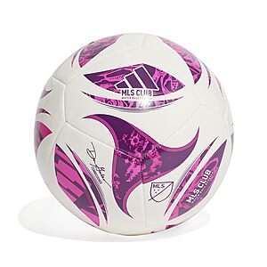 Adidas MLS Club Size 4 Soccer Ball (White/Glory Blue/Lucid Red) $14.39 + Free Shipping w/ Prime or on $35+