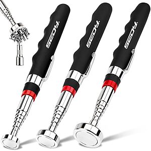 3-Pack SEDY Telescoping Magnetic Pickup Tool Set (30lb / 40lb / 80lb) $9.98 + Free Shipping w/ Prime or on $35+