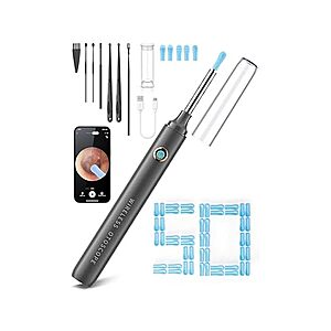 DEETOK 1080P HD Ear Wax Removal Camera Otoscope Kit (Gray) $6.99 + Free Shipping w/ Prime or $6 Fee per Order